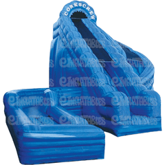 eInflatables Water Parks & Slides 22'H Corkscrew with Landing by eInflatables 781880286943 761 22'H Corkscrew with Landing by eInflatablesSKU#761