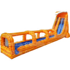 eInflatables Water Parks & Slides 22'H Fire Wave Dual Lane Run N Slide Combo by eInflatables 781880286981 5147 22'H Fire Wave Dual Lane Run N Slide Combo by eInflatabless SKU#5147