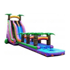 eInflatables Water Parks & Slides 27'H Bermuda Blast Run N Splash Combo by eInflatables 781880265382 968 27'H Bermuda Blast Run N Splash Combo by eInflatables SKU# 968