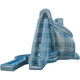 27'H Hurricane Slide with Landing by eInflatables