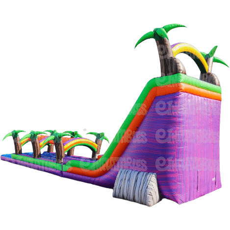 eInflatables Water Parks & Slides 28'H Towering Palms 3 Lane RNSCombo by eInflatables 781880268307 5000 28'H Towering Palms 3 Lane RNSCombo by eInflatables SKU# 5000