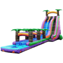 42'H Bermuda Blast Run N Splash Combo by eInflatables