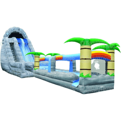 eInflatables Water Parks & Slides 42'H Roaring River 2 Lane Run N Slide Combo by eInflatables 781880287087 843 42'H Roaring River 2 Lane Run N Slide Combo by eInflatables SKU#843