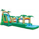 42'H Tropical 2 Lane Run N Splash Combo by eInflatables