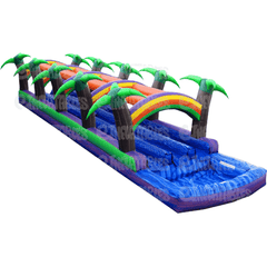eInflatables Water Parks & Slides 9'H 3 Lane Run N Splash Towering Palms by eInflatables 781880238836 1222 9'H 3 Lane Run N Splash Towering Palms by eInflatables SKU# 1222