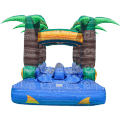 9'H Bahama Blast 2 Lane Run n Splash by eInflatables