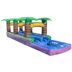 9'H Caribbean Blast 2 Lane Run n Splash by eInflatables