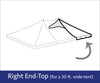 Image of 30' x 20' Grommet End Extender Pole Tent Top Only