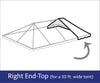 Image of 30' x 15' Grommet End Extender West Coast Frame Tent Top Only