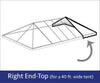 Image of 40' x 20' Grommet End Extender West Coast Frame Top Only