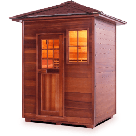 Enlighten Infrared Saunas Saunas 3 Person MoonLight Canadian Cedar Sauna by Enlighten Infrared Saunas