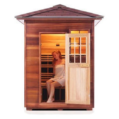 Enlighten Infrared Saunas Saunas 3 Person Sierra Canadian Cedar Sauna by Enlighten Infrared Saunas