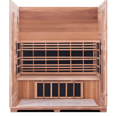 Enlighten Infrared Saunas Saunas 4 Person Diamond Canadian Cedar Sauna by Enlighten Infrared Saunas