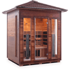 Image of Enlighten Infrared Saunas Saunas 4 Person Rustic Canadian Cedar Sauna by Enlighten Infrared Saunas