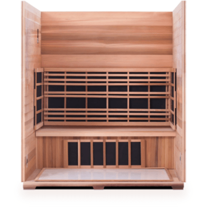 Enlighten Infrared Saunas Saunas 4 Person Sierra Canadian Cedar Sauna by Enlighten Infrared Saunas