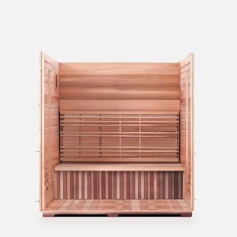 Enlighten Infrared Saunas Saunas 4 Person SunRise Canadian Cedar Sauna by Enlighten Infrared Saunas