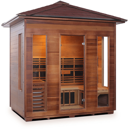 Enlighten Infrared Saunas Saunas 5 Person Diamond Canadian Cedar Sauna by Enlighten Infrared Saunas