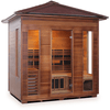 Image of Enlighten Infrared Saunas Saunas 5 Person Diamond Canadian Cedar Sauna by Enlighten Infrared Saunas