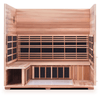 Image of Enlighten Infrared Saunas Saunas 5 Person Diamond Canadian Cedar Sauna by Enlighten Infrared Saunas