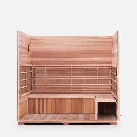 Enlighten Infrared Saunas Saunas 5 Person SunRise Canadian Cedar Sauna by Enlighten Infrared Saunas