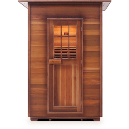 Enlighten Infrared Saunas Saunas Indoor 2 Person MoonLight Canadian Cedar Sauna by Enlighten Infrared Saunas 693614812611 TI-16376