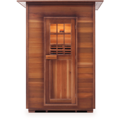 Enlighten Infrared Saunas Saunas Indoor 2 Person Sapphire Canadian Cedar Sauna by Enlighten Infrared Saunas 693614812611 HI-16376