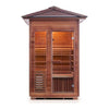 Image of Enlighten Infrared Saunas Saunas Outdoor Peak 2 Person SunRise Canadian Cedar Sauna by Enlighten Infrared Saunas 693614812710 T-17376