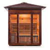 Image of Enlighten Infrared Saunas Saunas Outdoor Peak 4 Person SunRise Canadian Cedar Sauna by Enlighten Infrared Saunas 693614812741 T-17378