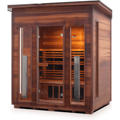 4 Person Diamond Canadian Cedar Sauna by Enlighten Infrared Saunas