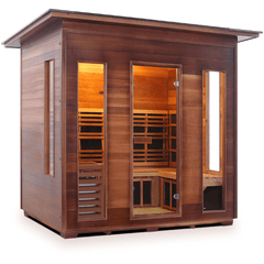 5 Person Diamond Canadian Cedar Sauna by Enlighten Infrared Saunas