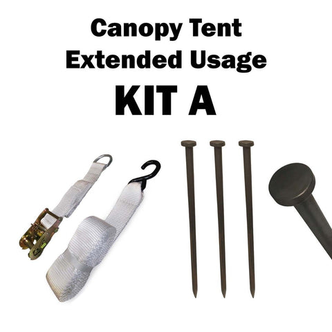 4 Stake Canopy Tent Extended Usage, Kit A