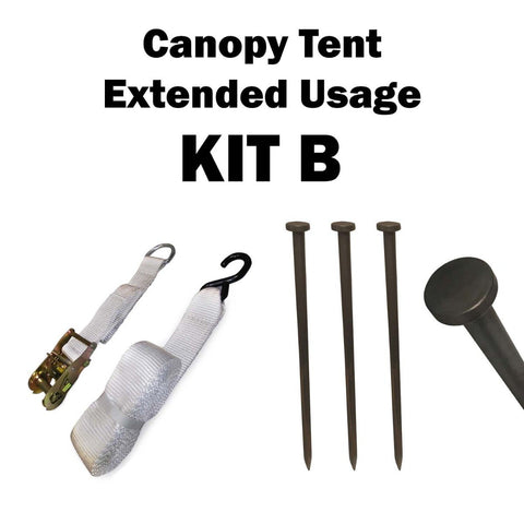6 Stake Canopy Tent Extended Usage, Kit B