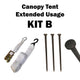 6 Stake Canopy Tent Extended Usage, Kit B