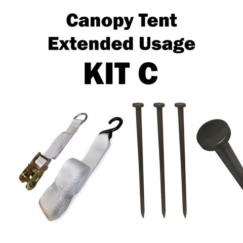 8 Stake Canopy Tent Extended Usage, Kit C