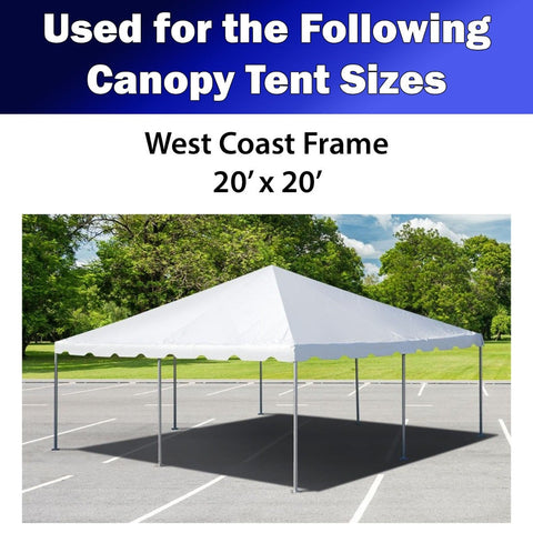 8 Stake Canopy Tent Extended Usage, Kit C