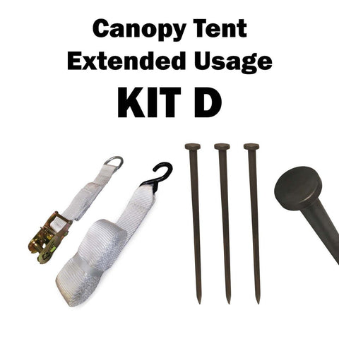 10 Stake Canopy Tent Extended Usage, Kit D