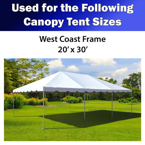 10 Stake Canopy Tent Extended Usage, Kit D