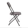 Image of Black Plastic Heavy Duty Folding Chair, Big and Tall