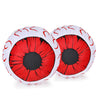 Image of 2 Pack 3 Feet Halloween Inflatable Eyeballs with Air Blow
