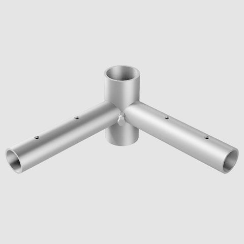 2 Way Corner Rail Fitting for West Coast Frame Tent, Single Tube