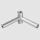 2 Way Corner Rail Fitting for West Coast Frame Tent, Single Tube