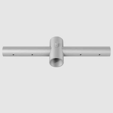 2 Way Straight Rail Fitting for West Coast Frame Tent, Single Tube