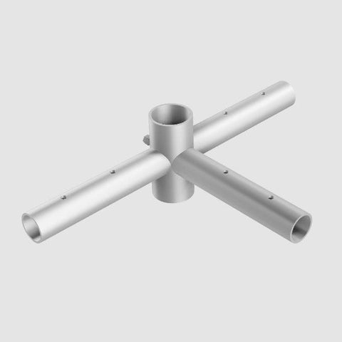 3 Way Corner Rail Fitting for West Coast Frame Tent, Single Tube