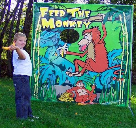 Feed the Monkey Interactive Carnival Frame Game