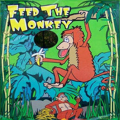 Feed the Monkey Interactive Carnival Frame Game