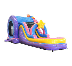 Mega Ferris Wheel Inflatable Water Slide Bounce House Combo with Blower