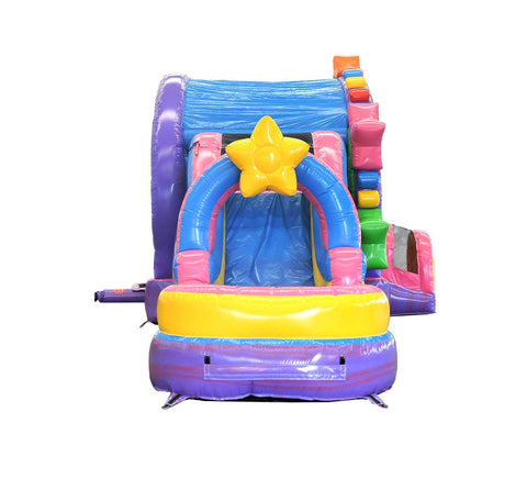 Mega Ferris Wheel Inflatable Water Slide Bounce House Combo with Blower