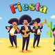 Fiesta Bounce House Banner by Bouncer Depot