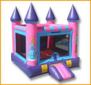 Flat Roof Princess Castle Bouncer J090