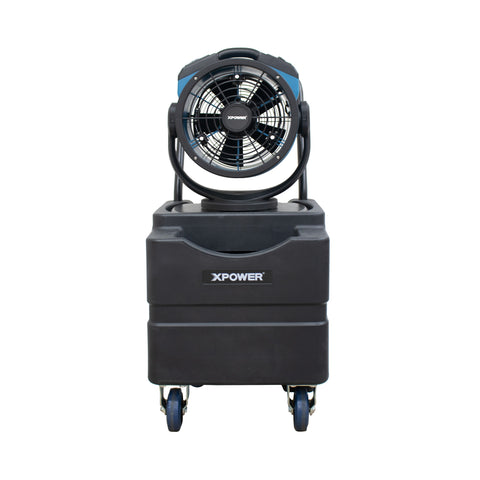XPOWER FM-68WK Multi-purpose oscillating misting fan with Built-In water pump and WT-45 mobile water reservoir